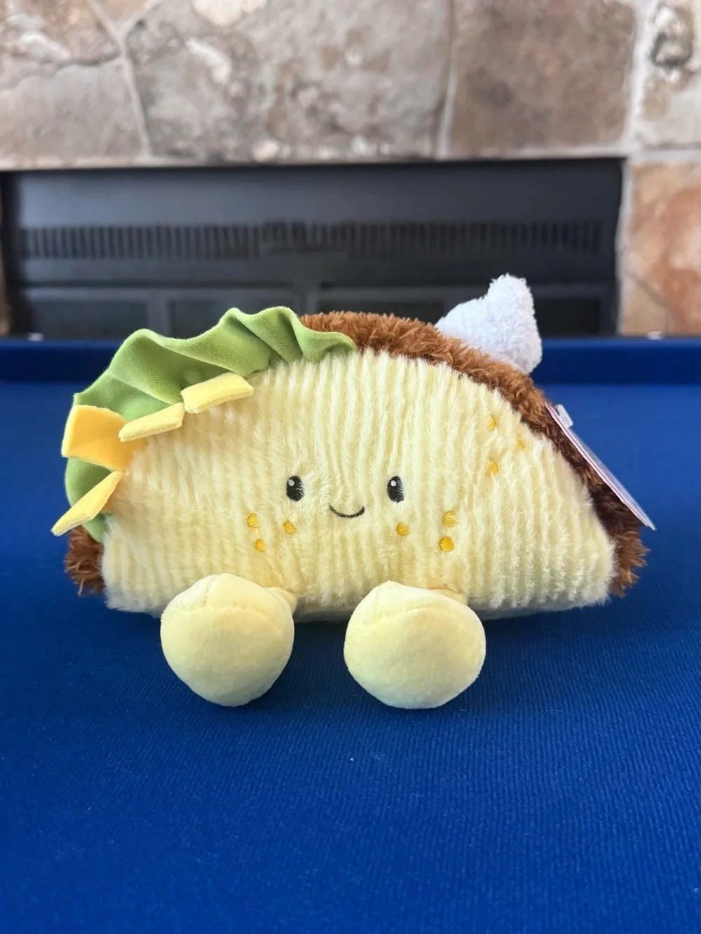 Plush Yellow Taco Toy for Kids - Cute Soft Taco Accessory